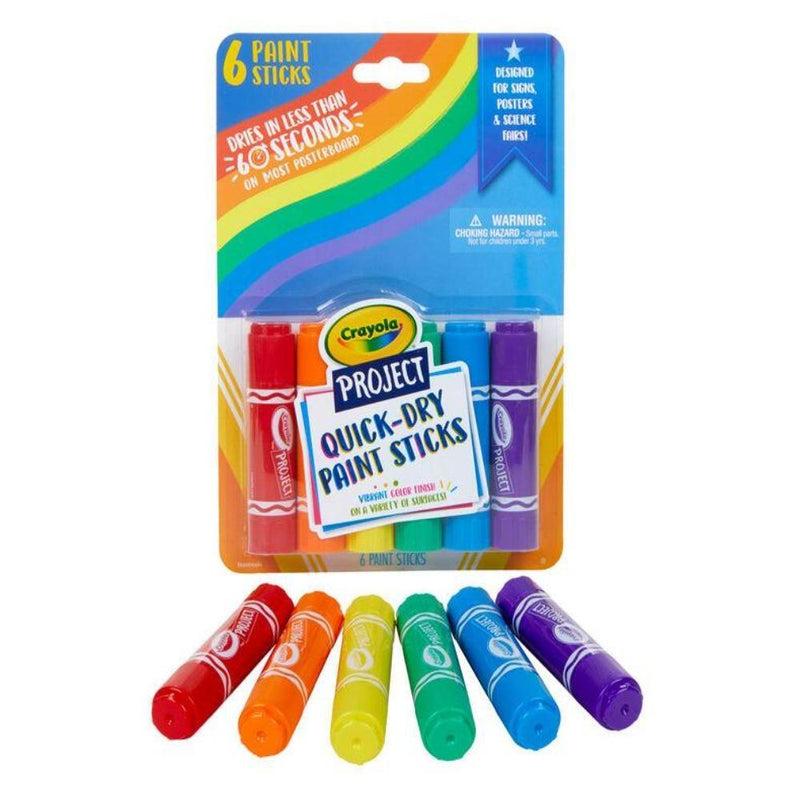 Crayola Paint Sticks, 6 Count