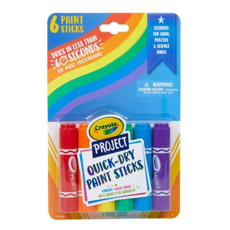 Crayola Paint Sticks, 6 Count