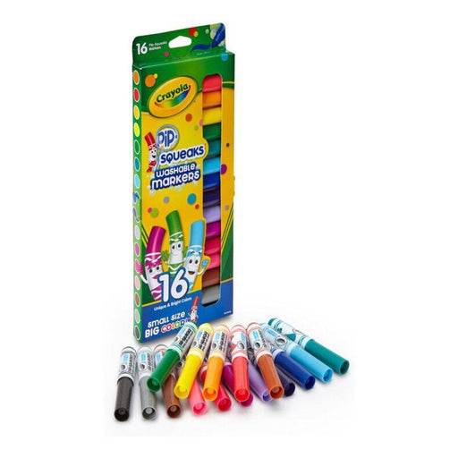 Crayola Pip-Squeaks Markers, 16 Count-Arts & Crafts-Crayola-Toycra