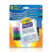 Crayola Project Metallic Outline Markers, 4 Count