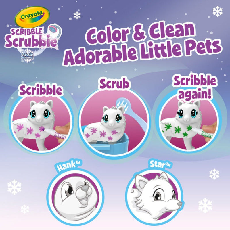 Crayola Scribble Scrubbie Pets Arctic Igloo Playset