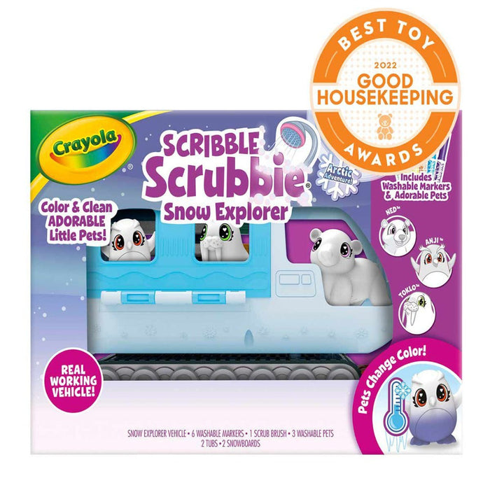 Crayola Scribble Scrubbie Pets Glow Ocean Treasure Chest Playset