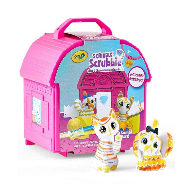 Crayola Scribble Scrubbie Pets Backyard Bungalow Playset