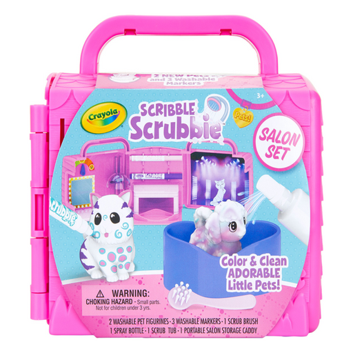 Crayola Scribble Scrubbie Pets Beauty Salon Playset-Pretend Play-Crayola-Toycra