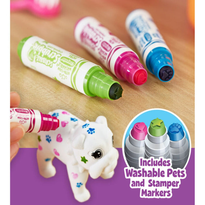 Crayola Scribble Scrubbie Pets Tattoo Shop-Arts & Crafts-Crayola-Toycra