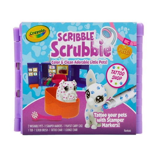 Crayola Scribble Scrubbie Pets Tattoo Shop-Arts & Crafts-Crayola-Toycra