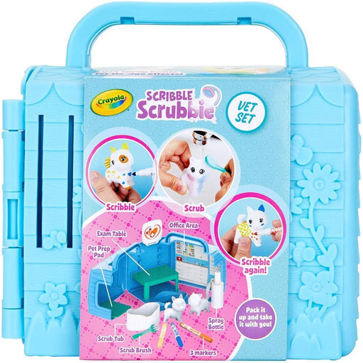 Crayola Scribble Scrubbie Pets Vet Set-Pretend Play-Crayola-Toycra