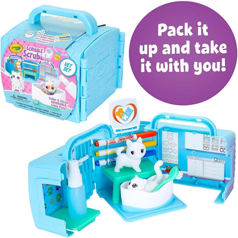Crayola Scribble Scrubbie Pets Vet Set