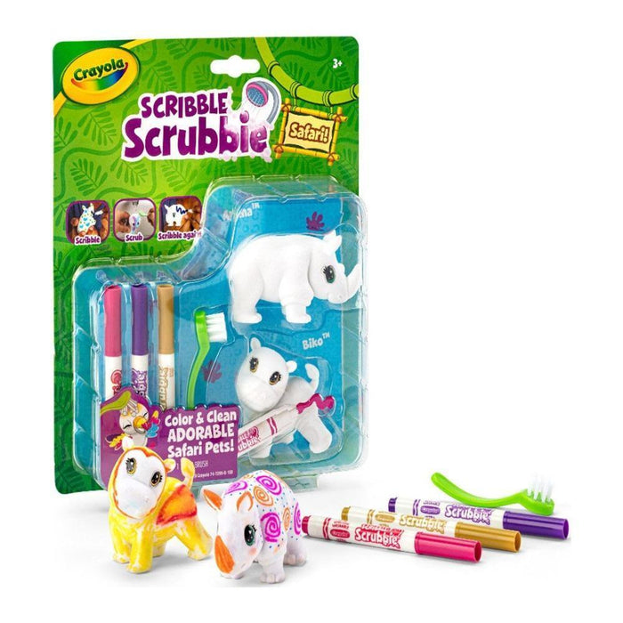 Crayola Scribble Scrubbie Safari Animals-Arts & Crafts-Crayola-Toycra
