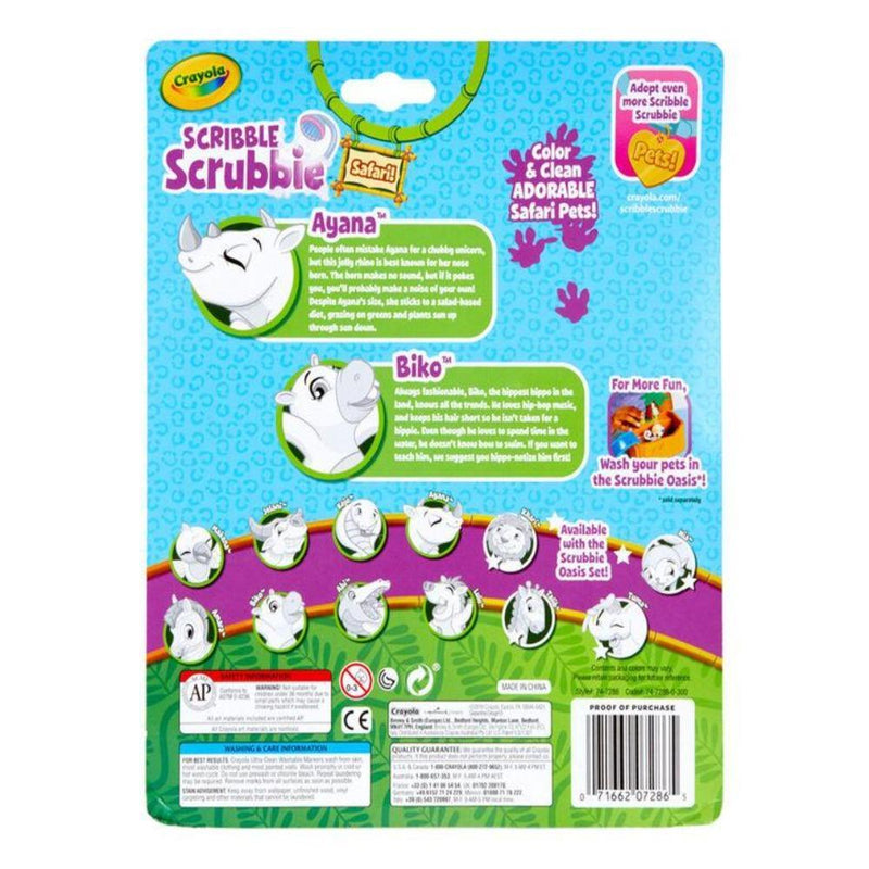 Crayola Scribble Scrubbie Safari Animals