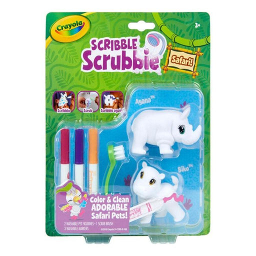 Crayola Scribble Scrubbie Safari Animals-Arts & Crafts-Crayola-Toycra