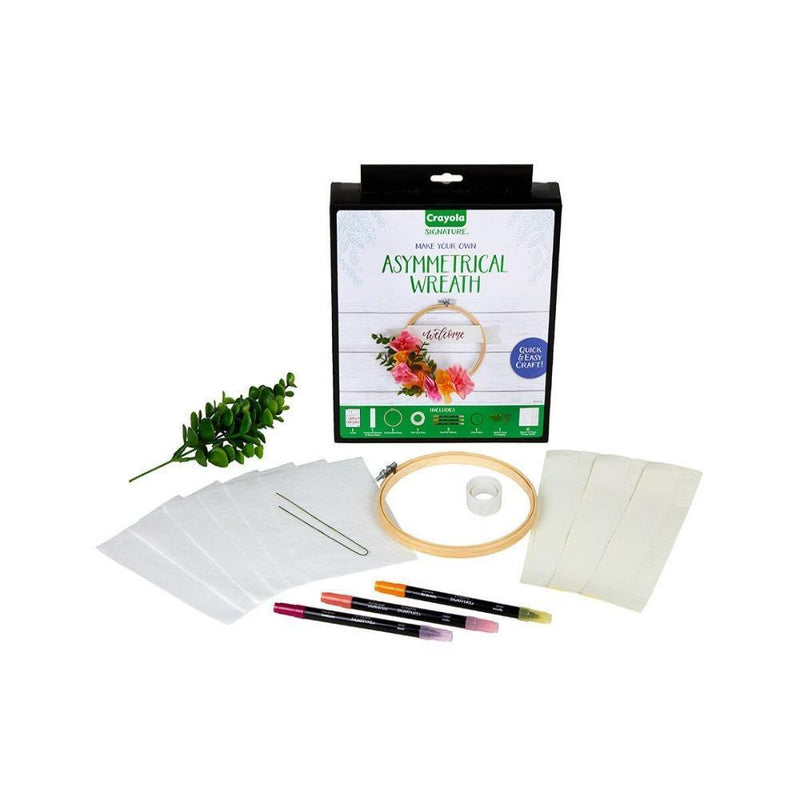 Crayola Signature Asymmetrical Wreath Craft Kit