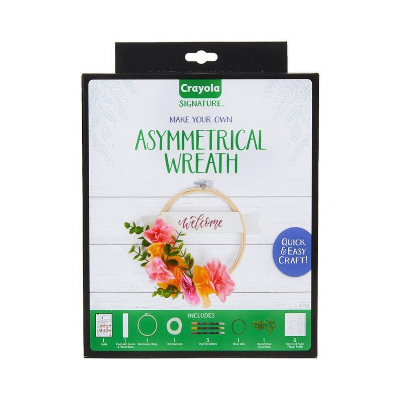 Crayola Signature Asymmetrical Wreath Craft Kit