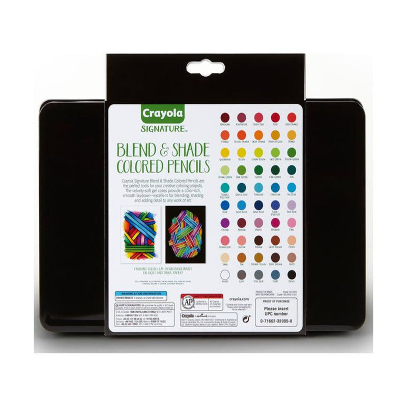 Crayola Signature Blend & Shade Colored Pencils, 50 Count