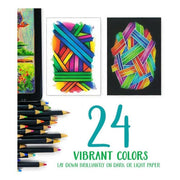 Crayola Signature Blend & Shade Colored Pencils with Tin, 24 Count