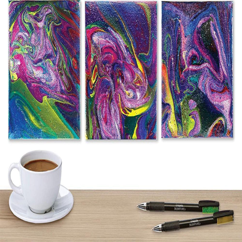 Crayola Signature DIY Paint-Pour Canvas Art Craft Kit
