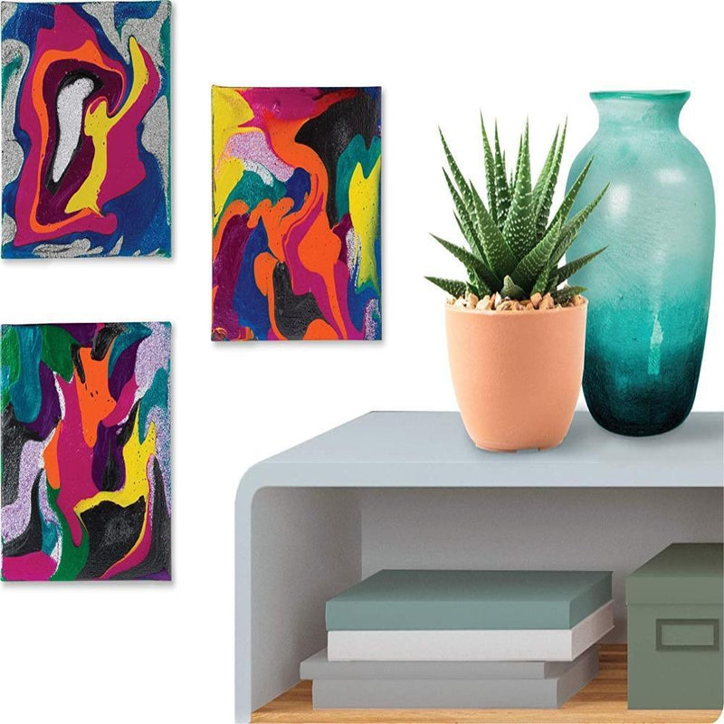 Crayola Signature DIY Paint-Pour Canvas Art Craft Kit