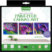 Crayola Signature DIY Paint-Pour Canvas Art Craft Kit