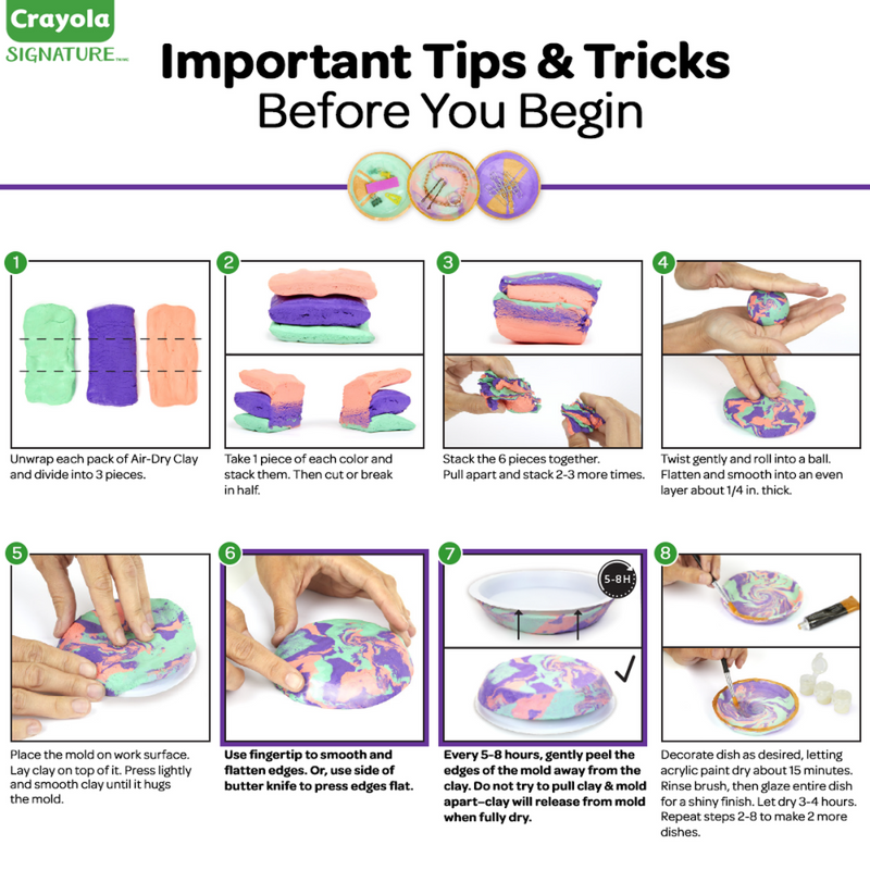 Crayola Signature DIY Trinket Dishes
