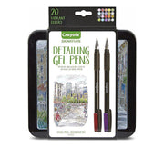 Crayola Signature Detailing Gel Pens, 20 Count