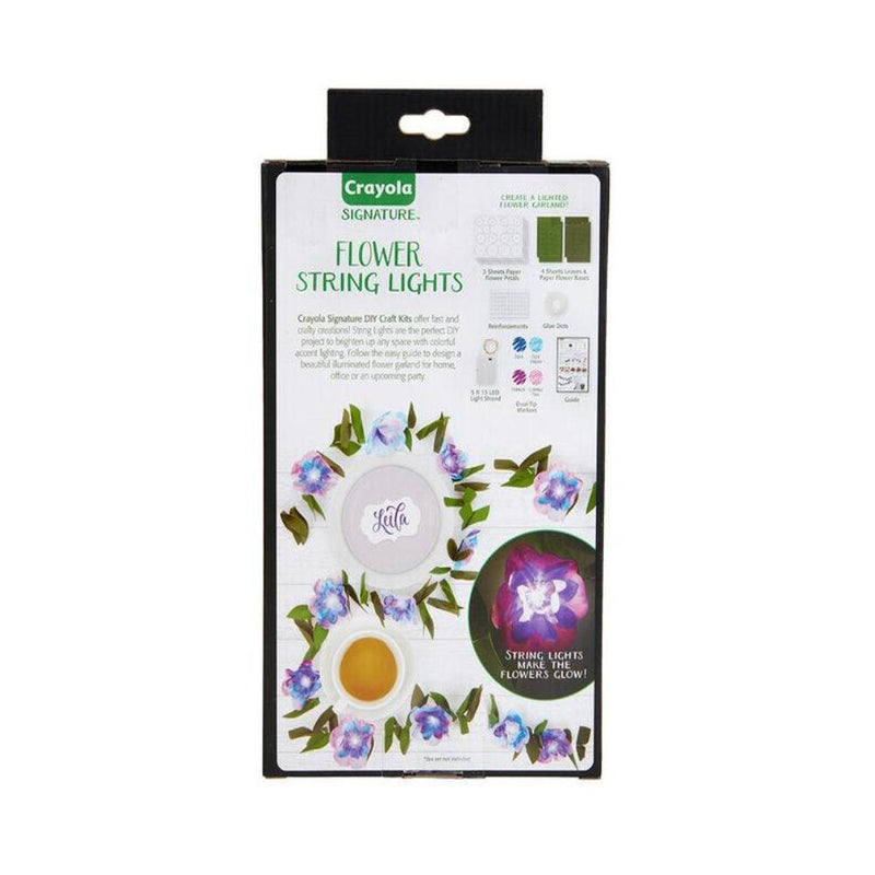 Crayola Signature Flower String Lights Craft Kit