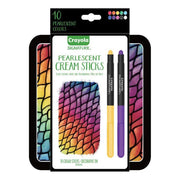 Crayola Signature Pearlescent Cream Sticks, 10 Count