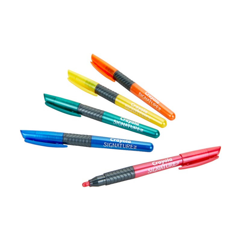 Crayola Signature Pearlescent Paint Markers, 10 Count