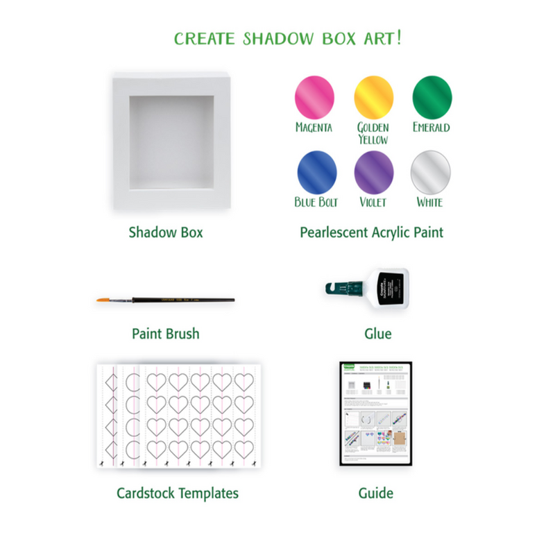 Crayola Signature Shadow Box Art Frame Craft Kit