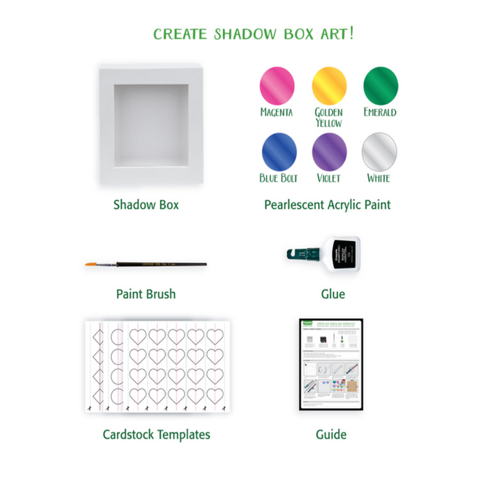 Crayola Signature Shadow Box Art Frame Craft Kit-Arts & Crafts-Crayola-Toycra