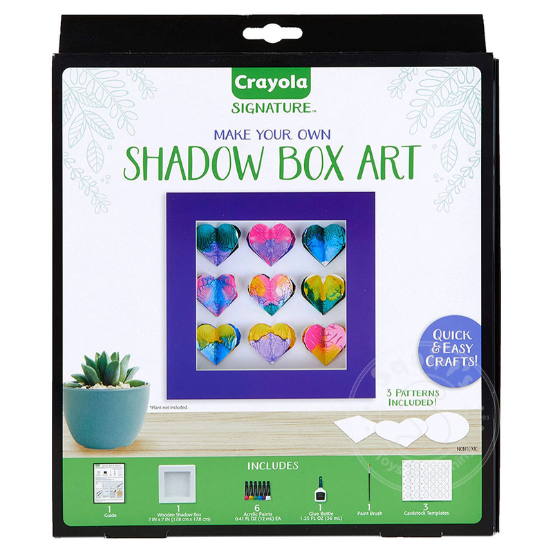 Crayola Signature Shadow Box Art Frame Craft Kit