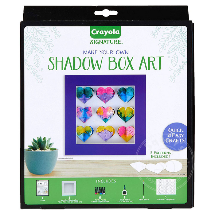 Crayola Signature Shadow Box Art Frame Craft Kit-Arts & Crafts-Crayola-Toycra