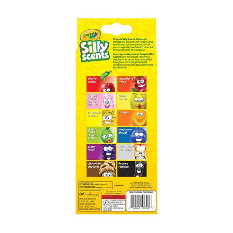 Crayola Silly Scents Coloured Pencils 12-Pack