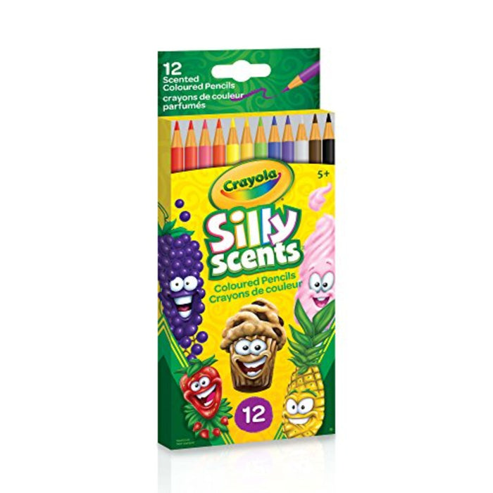 Crayola Silly Scents Coloured Pencils 12-Pack-Arts & Crafts-Crayola-Toycra