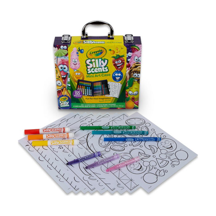 Crayola Silly Scents Mini Art Case-Arts & Crafts-Crayola-Toycra