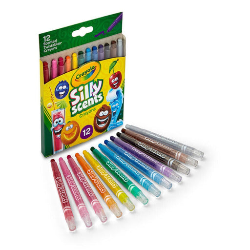 Crayola Silly Scents Mini Twistables Scented Crayons 12 ct.-Arts & Crafts-Crayola-Toycra