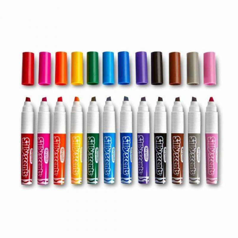 Crayola Silly Scents Scented Chisel Tip Markers, 12 Count