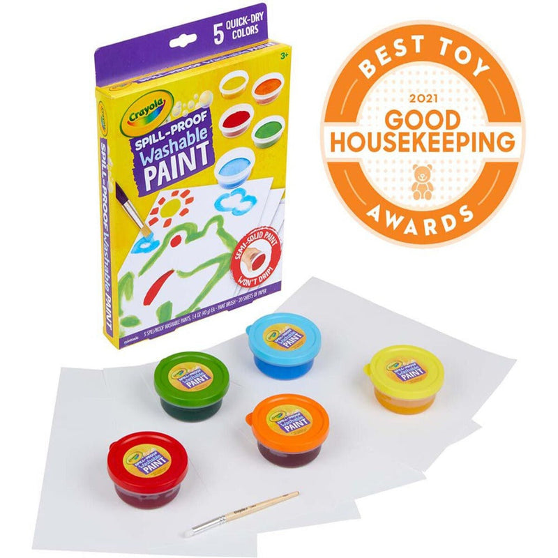 Crayola Spill Proof Washable Paint Set