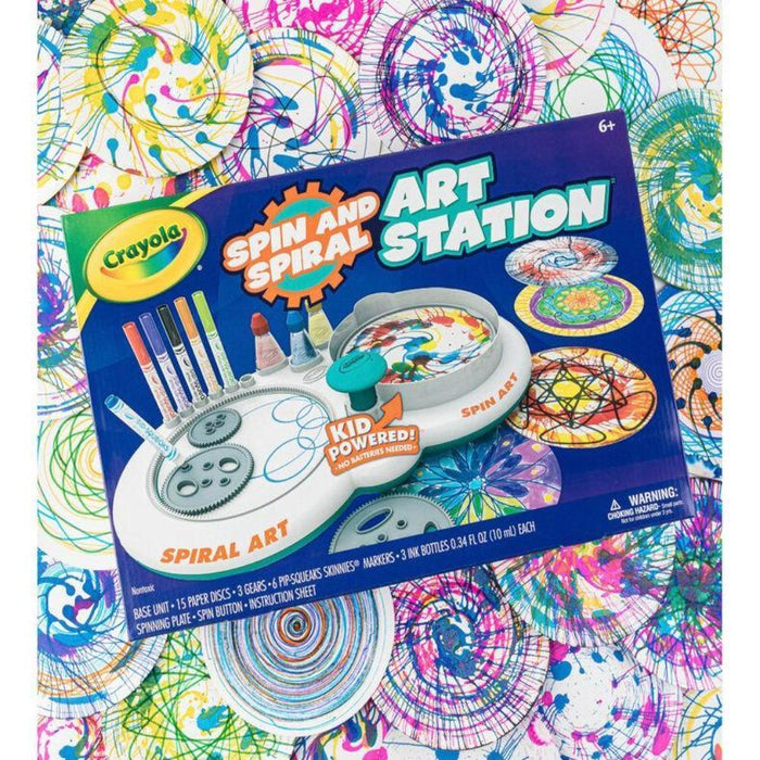 Crayola Spin & Spiral Art Station-Arts & Crafts-Crayola-Toycra