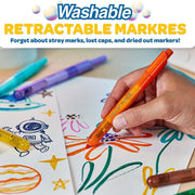 Crayola Super Clicks Retractable Markers, 10 Count