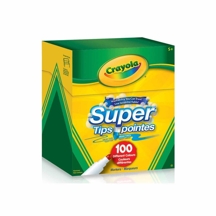Crayola Super Tips Washable Markers 100 Count — Toycra