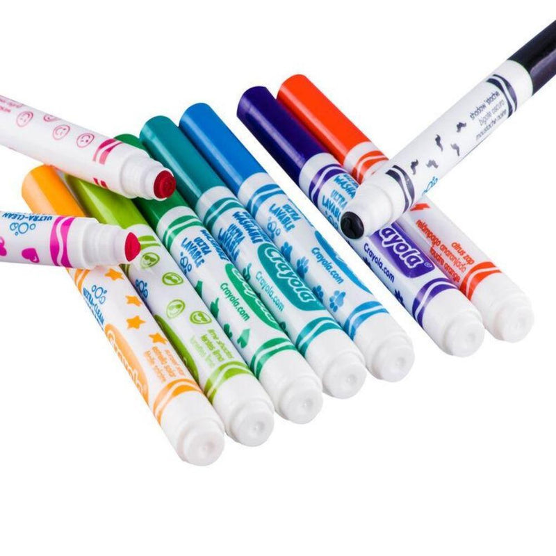 Crayola Ultra Clean Stamper Markers, 10 Count