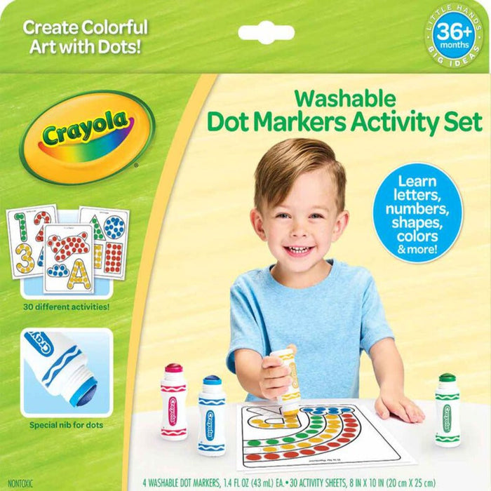 Crayola Washable Dot Markers Activity Set-Arts & Crafts-Crayola-Toycra
