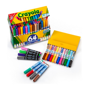 Crayola Washable Markers Variety Pack, 64 Count