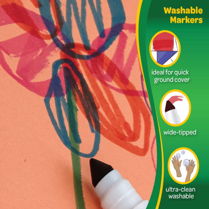 Crayola Washable Markers Variety Pack, 64 Count