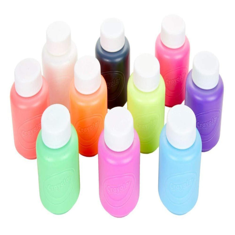 Crayola Washable Neon Paint, 10 Count