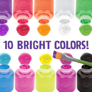 Crayola Washable Neon Paint, 10 Count