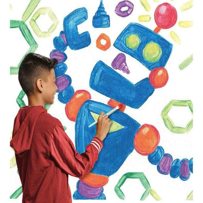 Crayola Washable Paint Pots with Brush, 18 Count