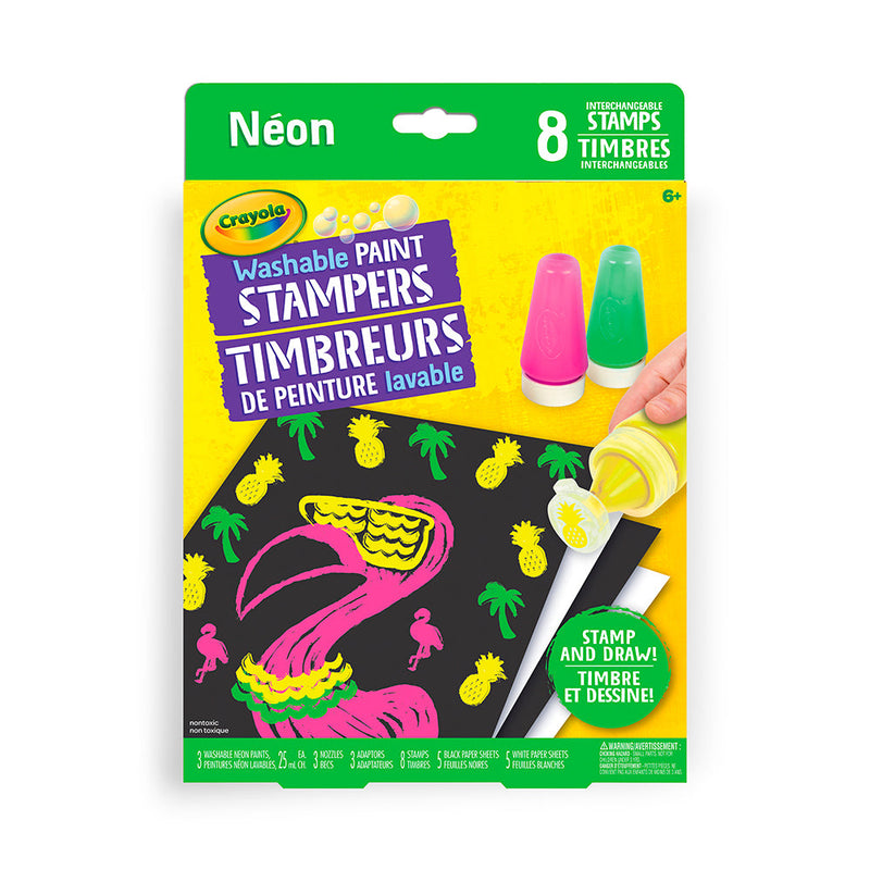 Crayola Washable Paint Stampers - Neon