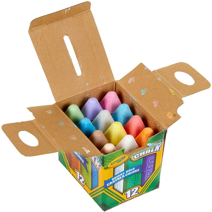 Crayola Washable Sidewalk Chalk 12 — Toycra1