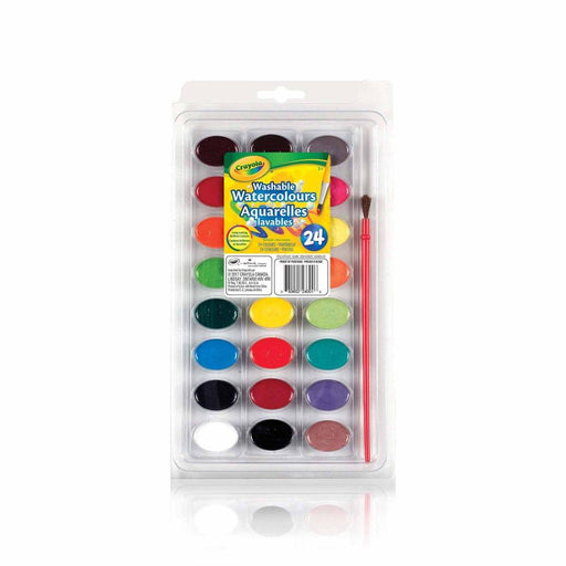 Crayola Washable Watercolour Paints, 24 Count-Arts & Crafts-Crayola-Toycra